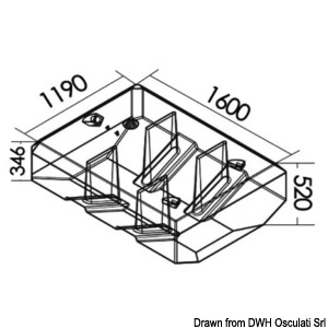 Treibstofftank 767 l